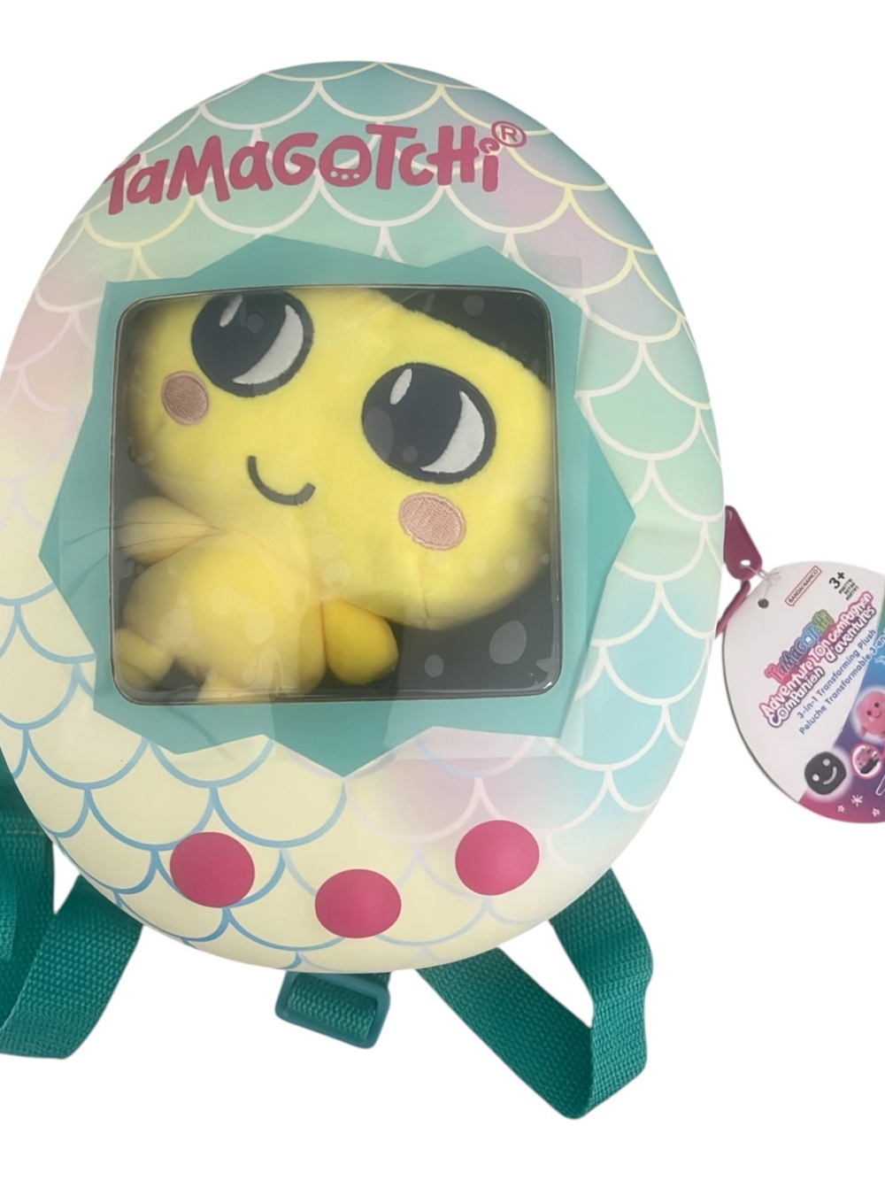 TAMAGOCHI Backpack 3-1 Transforming Plush